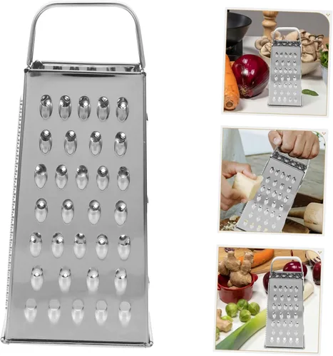Vista 9 de Rallador de cuatro lados de cuatro lados Máquina de corte de patatas Zester de verduras Cocina Zester Cortador de alimentos Rallador de quesos