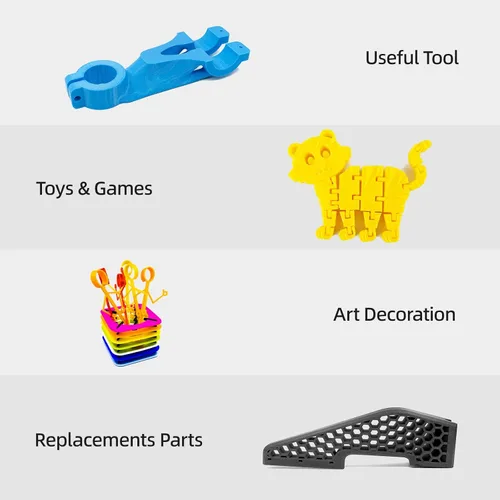 Vista 7 de FLASHFORGE - Filamento PLA para impresora 3D de 1.75mm, carrete de 1kg (2.2lbs), precisión dimensional de +/- 0.02mm, filamento para impresión 3D