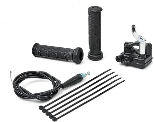Vista 5 de PUCKY Nuevo ensamblaje de manija de acelerador con cable de aceleración de pulgar de 7/8 pulgada y 22 mm para ATV Quad Go Kart TaoTao Pit Bike