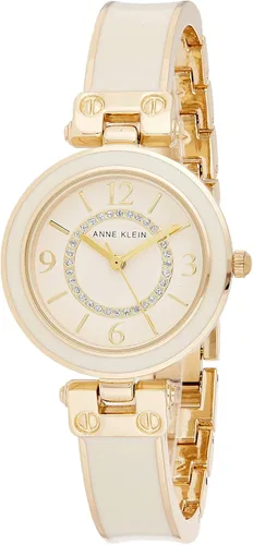 Vista 3 de Anne Klein Women's Accented Bangle Watch and Bracelet Set, AK3296