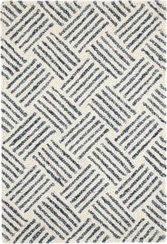 Vista 21 de Dash & Albert Ashmore - Alfombra de lana micro enganchada a múltiples manos, 2 x 3 pies, patrón geométrico multicolor