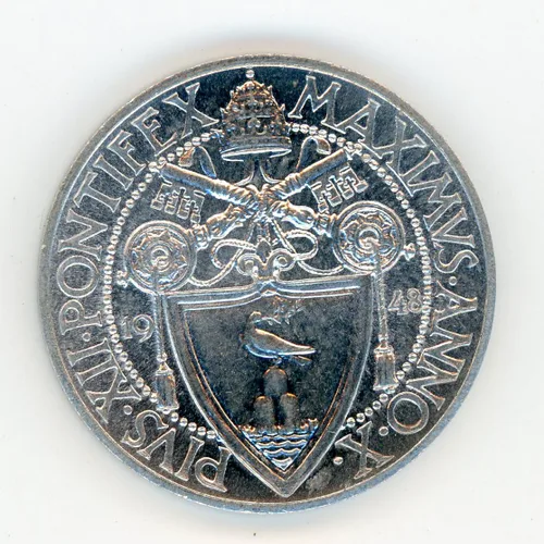 Vista 2 de 1948 VA Lire 2 Gem Uncirculated