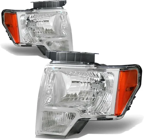 Vista 12 de Auto Dynasty Conjunto de faros delanteros compatible con Ford F150 2009, 2010, 2011, 2012, 2013, 2014, 12ª generación, repuesto de faros con luces
