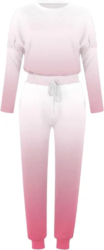 Vista 2 de Mthrpn Conjunto sexy para mujer, conjunto de dos piezas de manga larga con cordón y pantalones largos