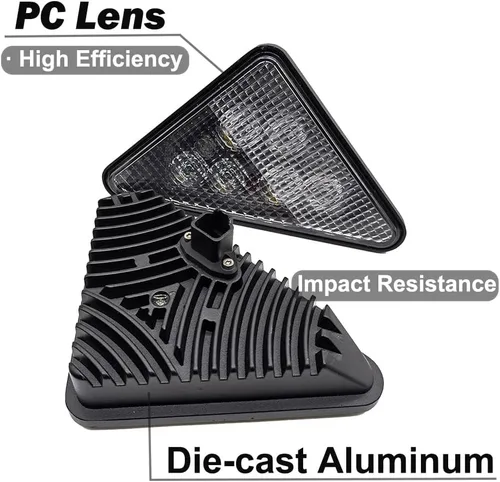 Vista 4 de RH&LH - Faros delanteros de luz LED de 30 W, lámpara de trabajo de 12 V, 6000 K, compatible con Bobcat 751 753 763 773 863 864 873 883 Reemplazar al