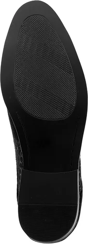 Vista 6 de Amali Chadwick - Zapatos de vestir para hombre, zapatos Oxford con cordones para hombre, zapatos de esmoquin, patrón de cachemira, punta de metal