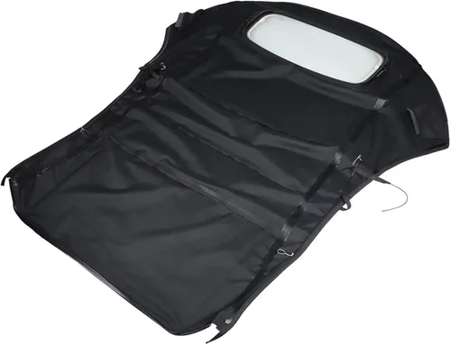 Vista 4 de Oxford superior suave convertible negro con ventana de cristal reemplazo para Beetle 2003-2010