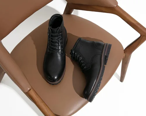 Vista 9 de Jousen Mens Chukka Boots Classic Leather Dress Boot