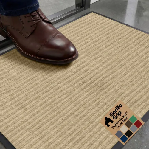 Vista 18 de GORILLA GRIP Traffic Guard - Tapete resistente para interiores y exteriores Negro