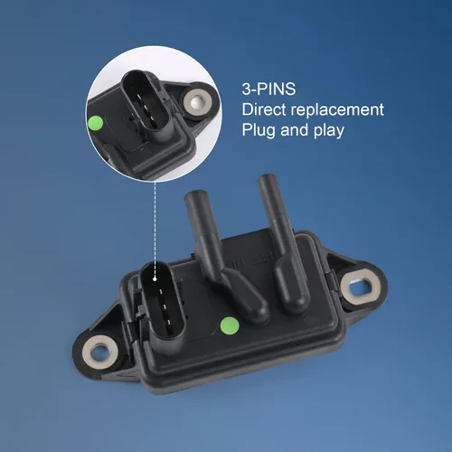 Vista 4 de Reemplazo del sensor de retroalimentación de presión de recirculación de gases de escape EGR para Ford F-150 F-250 F-350 Ranger, Mercury Sable