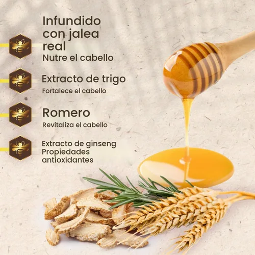 Vista 5 de TIO NACHO Shampoo Apariencia más joven revitaliza el cabello, con jalea real 14 onzas líquidas Champú para el envejecimiento del cabello