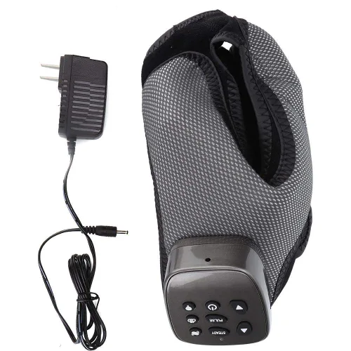 Vista 9 de ZJchao Masajeador eléctrico de tobillo y pies, máquina de masaje de pies, ajustes de varios niveles, calefacción por vibración, masaje, alivio