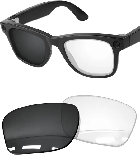 Vista 22 de 1.6MM Polarized Replacement Lenses for Ray-Ban Meta RW4006 / RW4008 Negro carbón - Policarbonato polarizado