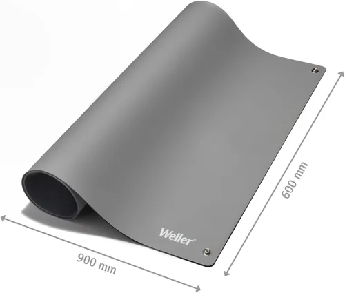 Vista 3 de Weller Tapete ESD, gris 900 x 600 - T0051403799