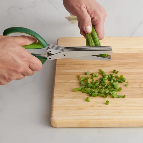Vista 3 de Cutlery-Pro Tijeras de hierbas de 5 cuchillas y tijeras de cocina, cuchillas de acero inoxidable
