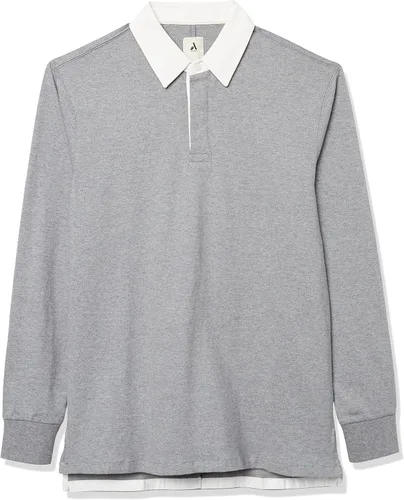 Vista 6 de Tienda Essentials Men's Organic Cotton Long Sleeve Rugby Top (Previously Tienda Aware)