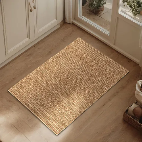 Vista 6 de MatEssenz Alfombrillas de cocina de 20 x 30 pulgadas para piso, alfombras de cocina tejidas, lavables a máquina, estilo bohemio, antideslizantes