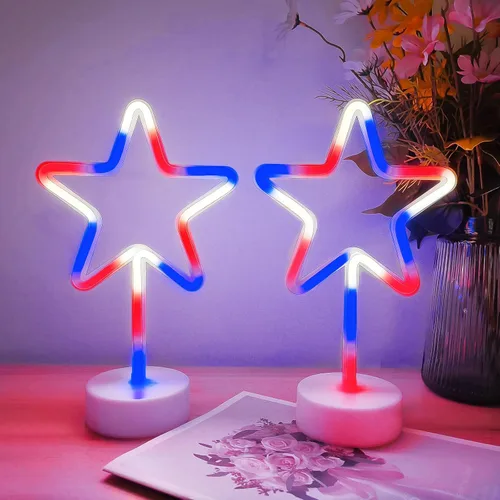 Vista 13 de BHCLIGHT 1PK Letrero de Corazón de Neón Rosa & 1PK Letrero de Corazón de Neón Rojo, Luz de Neón LED para el Día de San Valentín Alimentada por 1