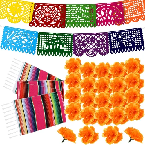 Vista 9 de Funtery - 60 decoraciones para el Día de los Muertos, decoraciones de altar