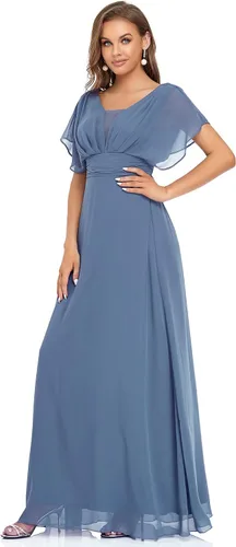 Vista 4 de Ever-Pretty Vestidos de noche formales con cuello en V elegantes para mujer 7851