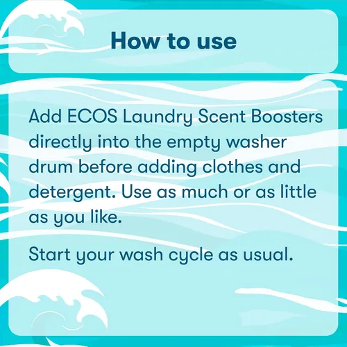 Vista 3 de ECOS Potenciador de aroma para ropa en lavado, brisa oceánica, 16 onzas