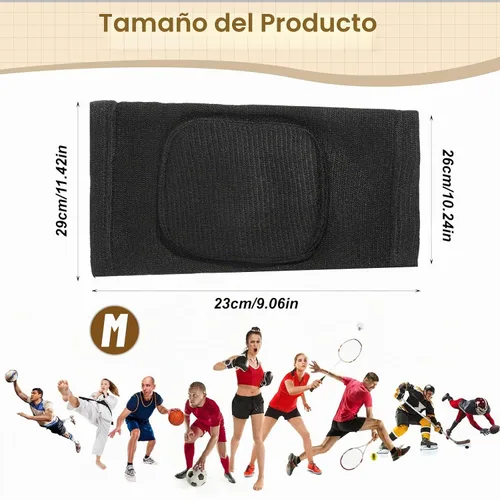 Vista 2 de Rodilleras de voleibol, almohadillas para brazos, codo protector