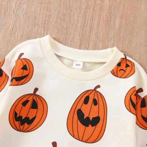Vista 5 de Sudadera para bebé niño pequeño manga larga cuello redondo suéter sin botones ropa para otoño e invierno