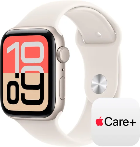 Vista 9 de Apple Watch SE 3 [GPS 1.575 in] Smartwatch con caja de aluminio medianoche con correa deportiva de medianoche - S/M. Monitores de fitness y sueño