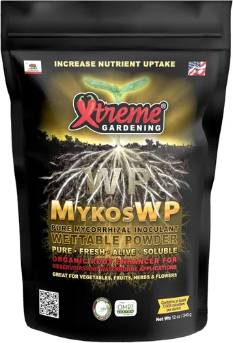 Vista 7 de Xtreme Gardening Mykos WP Mycorrhizae Powder - Micorrizas orgánicas para plantas - Estimulador de raíces de hongos micorrícicos para plantas - Ideal