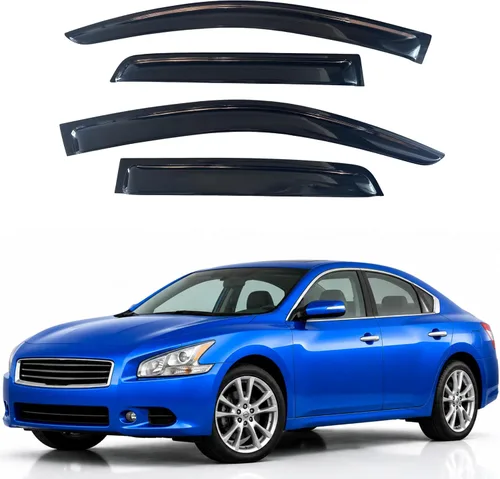 Vista 272 de Visera de ventana IG para Ford Focus Sedán y Hatchback 2012-2018, Protector de ventana lateral para lluvia y viento estilo Mugen, extra duradero