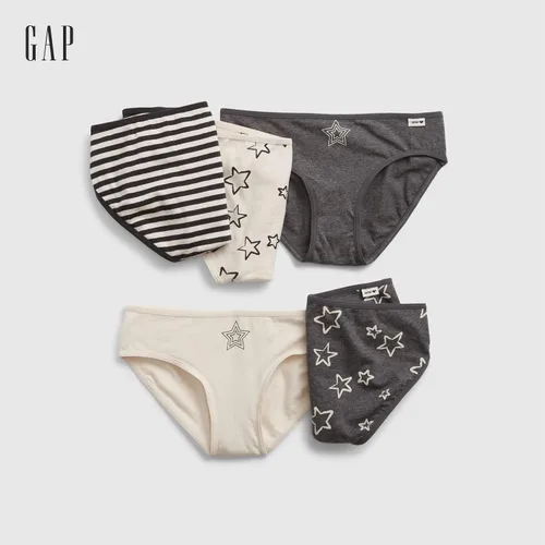 Vista 3 de GAP Paquete de 5 calzoncillos de bikini para niñas