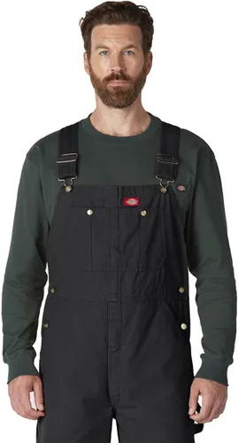 Vista 4 de Dickies - Overol para hombre, con bolsillo en la pechera