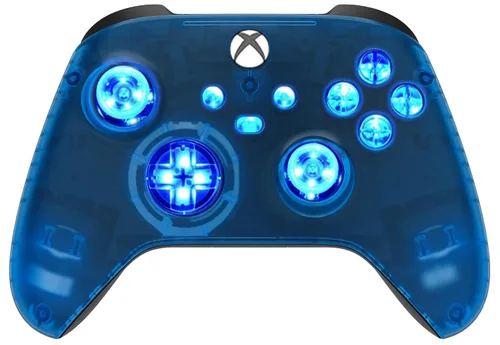 Vista 9 de Silent Modz Custom Modded Controller 7 LED Colors Trigger Stopper w/Pro Grips compatible with Xbox Series S, Xbox Series X, Xbox One, and Windows
