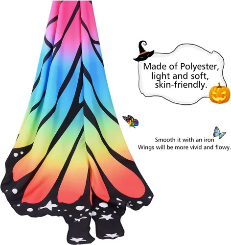 Vista 9 de MAGIFIRE Butterfly Wings for Girls & Kids – Butterfly Costume Wings