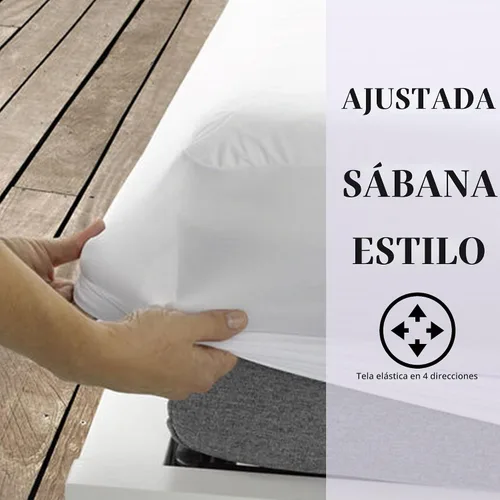 Vista 3 de Protect-A-Bed Cloud - Protector de colchón impermeable Tencel extra suave, tamaño Queen