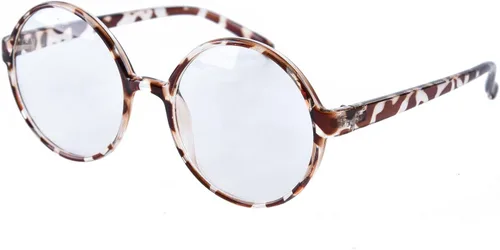 Vista 15 de Anteojos con marco redondo retro y lente transparente de moda, de 2 pulgadas, de Agstum