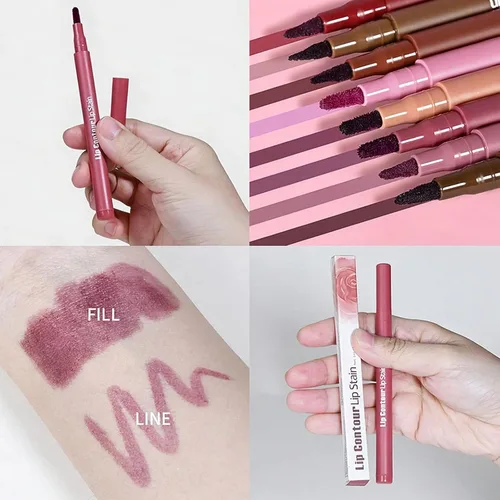 Vista 6 de Maquillaje labial mate de larga duración sin transferencia (#3)