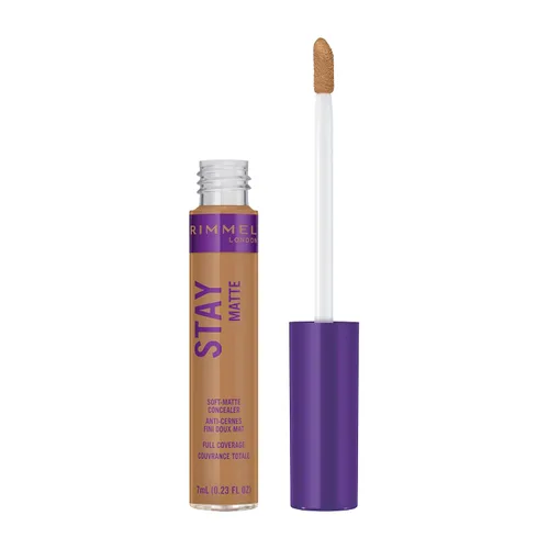 Vista 5 de Rimmel London Stay Matte - 410 Beige - Corrector, 24 horas de uso, control de brillo, combate los radicales libres, 0.23 onzas