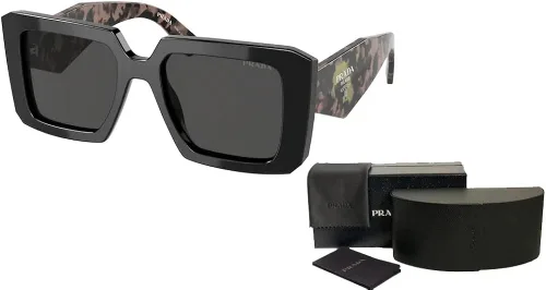 Vista 3 de Prada PR23YS CONCEPTUAL Rectangle Sunglasses For Women+ BUNDLE With Designer iWear Eyewear Kit