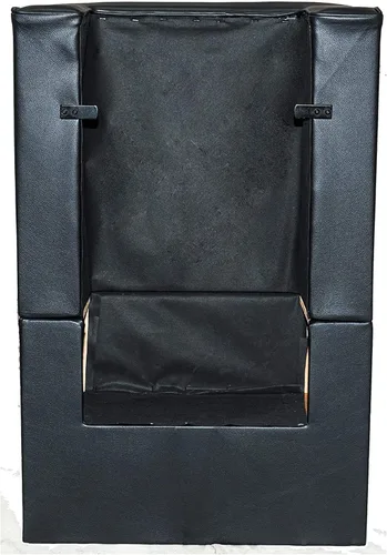 Vista 6 de Chromium PureSana - Silla secadora de pelo con plataforma de vinilo, color negro