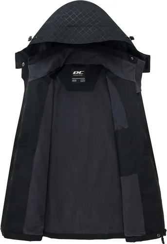 Vista 3 de Chaqueta de lluvia Diamond Candy para mujer, con diseño para senderismo, impermeable y ligera, con capucha