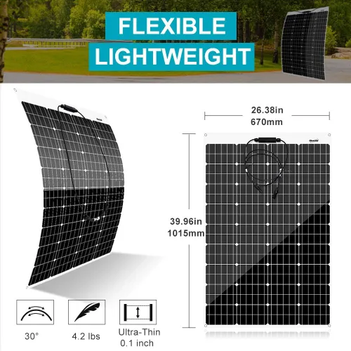 Vista 2 de Kit de generador de turbina de viento de panel solar de 2320 W 12 V para el hogar fuera de la red sistema: 16 unids 120W paneles solares