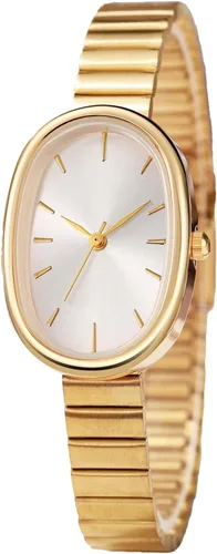 Vista 8 de BESTKANG Relojes Exquisitos para Mujer, Reloj de Lectura Fácil, Reloj de Moda Ovalado Ultradelgado Impermeable para Dama