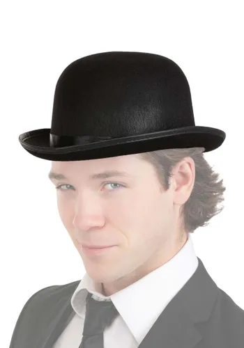 Vista 2 de Sombrero Bombín Negro para Hombre Multicolor