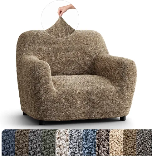 Vista 51 de PAULATO BY GA.I.CO. Funda para silla – Funda elástica para sillón – Funda de sillón para mascotas y niños – Fundas suaves para silla – Protector