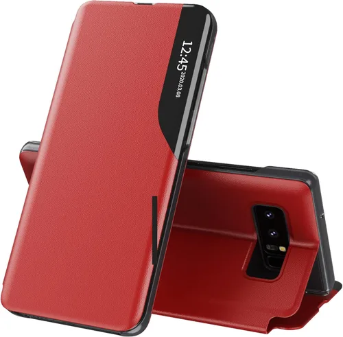 Vista 12 de Funda para Samsung Galaxy Note 8, Galaxy Note 8 Funda de piel transparente con función atril magnética Flip Phone Case Mujeres Hombres Funda
