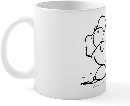 Vista 2 de CafePress Charlie Brown Philosophy Mug - Taza de café de cerámica de 11 oz (11.0 fl oz)