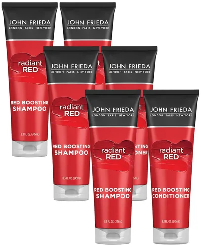 Vista 11 de John Frieda Radiant Red Boosting - Champú y acondicionador para cabello rojo, 8.3 onzas líquidas, paquete de 2