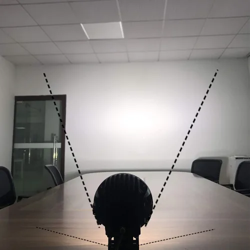 Vista 8 de Lightronic Luces de trabajo LED redondas todoterreno de 4 pulgadas, haz de inundación blanco frío de 6000 K, carcasa de aluminio resistente