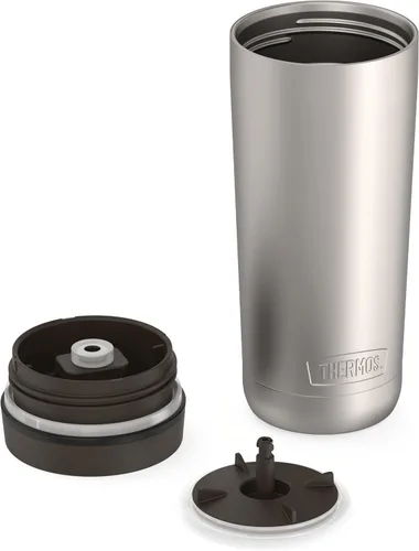 Vista 6 de THERMOS ALTA SERIES - Vaso de acero inoxidable de 18 onzas, acero mate/negro espresso